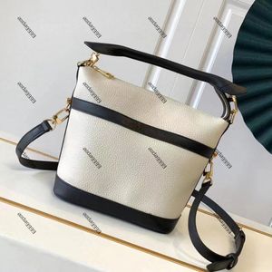 shoulder bag for women bucket bag crossbody bag top quality 10A luxury designer bags Two-tone Genuine Leather party totes bag handbag