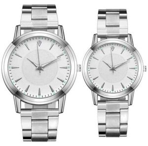 Zegarki dla miłośników kwarcowych zegarek zegarek na rękę dla miłośników Eleganckie biznesmenowie oglądają kobiety zegarki Sliver Black Clock Relogio Mas7068032