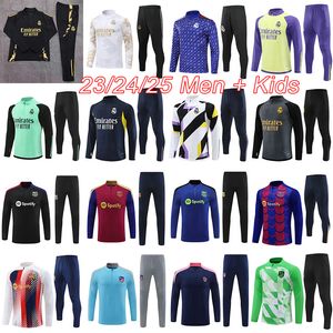 Herren Trailsuits 2024 Madrids Kinderfußball -Kits Bellingham Soccer Tracksuit 23 24 25 Fußballtraining -Training Kit 2025 Tuta Chandal Futbol Survetement Foot