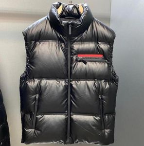 Västar av hög kvalitet Mens Down Jacket Vest med brevmärke Vinter Stylistjacka Män kvinnor tjockare utomhusrock varm streetwear m8856926