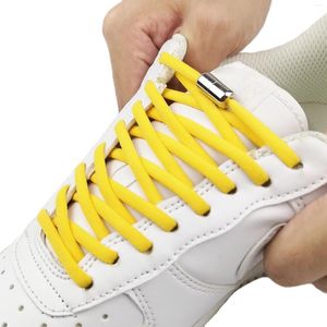 Ayakkabı Parçaları 1 Çift Elastik Metal Toka Sabit Danteller Yuvarlak Çocuklar ve Yetişkin Spor Ayakkabıları için Ayak Bağlantı Not Bağlantı Noktası