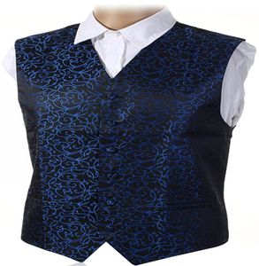 Whole New Mens Top Swirl Wedding Waistcoat Chest Available S5XL UK Size 36quot50quot2009309