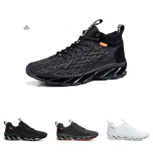 Newest Non-Brand Running Shoes For Men Triple Black White High Top Grey Fashion Blade Personality Shoe Mens Trainers Outdoor Sports Sneakers 23