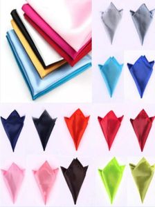 Handkerchiefs Mens Satin 35 Solid Color 2222 cm Handkerchief Wedding Party Hanky Pocket Square for Father039s Day business tie2074486