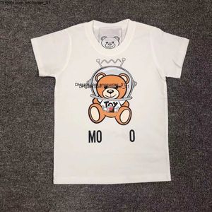 t Kids Designer koszulka ubrania dziecięce z niedźwiedzie 100% bawełniana 100-160 S-4xl Summer Kid Krótkie rękawie marka Toddle Tee koszulka dla chłopców graficzna koszulka graficzna