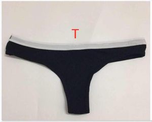 5pcslot 2021 Womens korta trosor Bomullskvinna Pantie bredbördade brev tryckta underkläder Bikini Thong Gstring Briefs Ladies 4623940