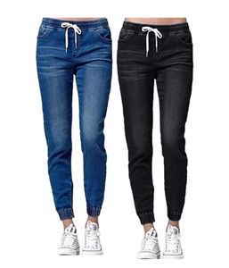 Nowe jeansy ołówkowe jesień w stylu dżinsy z wysokiej talii Kobiety luźne dżinsowe spodnie pełna długość spodnie luźne spodnie kowbojskie plus rozmiar 6xl4538480