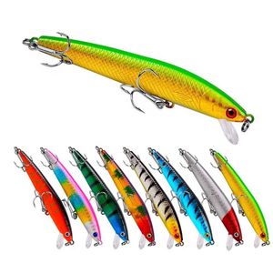 Baits Lures 1 Minnow fishing bait floating hard bait 95mm 8.5g artificial bait follicle trap crank bait Pesca fishing rodQ240517