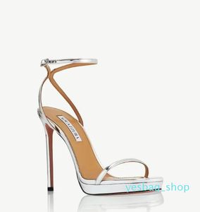 Luxury DesignerOlie Plateau Women surface Sandals Shoes Leather Square toe Mule Walking High Heels Lady Sandalias