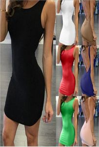 Sukienki bez pleców bodycon sukienki bez rękawów kobiety