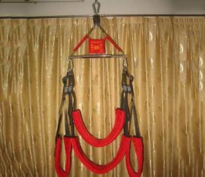 Sex Swing Chair for Couples Lovers Sexual Game Sling BDSM Bondage Set Sexmöbler Kvotkvotformhängaren inkluderar inte9466981