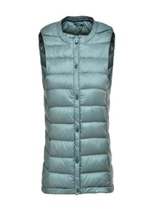 Women Sleeveless Vest Coat Autumn Winter Ultra Light Waistcoat Female Slim Single Breasted Short White Duck Down Jacket Outwear4894687