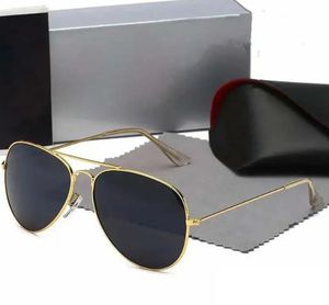 Men Sunglasses Classic Retro Sunglasses Luxury Designer Eyewear Metal Frame Designers Sun Glasses Woman ML 3025 with box cool light