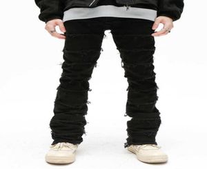 Männer039s Jeans Liu Su Slimming Männer Jeans Mode Hip Hop Street Kleidung Slow Travel Hosen berühmte Markendesigner Männer Hosen C7770885