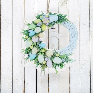 Decorative Flowers Easter Garland Props Wreaths For Front Door Fall Indoor Wreath Home Christmas