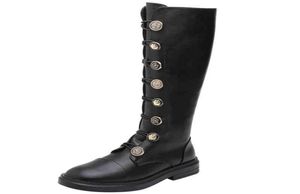 BOOTS B8299 تصميم الصناعة الثقيلة مخصصة للأزياء مرنة رقيقة مارتن الركبة عالية 3233 small4106754