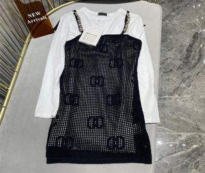 Warehouse clothing classic inside with small white with wispy empty knitted hardware chain dress online2DZA1103127