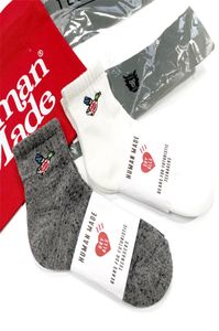 Coloração cinza meias brancas homens homens unissex algodão -socks5938191