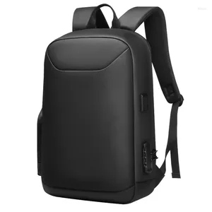 Backpack Multifuncional Anti Thief se encaixa para laptop de 15,6 polegadas para homens à prova d'água Bolsas de ombro de negócios