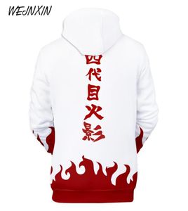 Anime Fourth Fire Shadow Yondaime Hokage 3D Printing Pullover Hoodies Hip Hop Streetwear Plus Size Sweatshirt6698343
