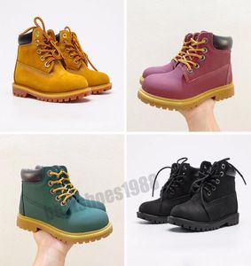 Designer Kids Shoes Boots Martin Booties Boy Girls Wheat Black Ankle Boot Outdoor Sports Sneakers6768041