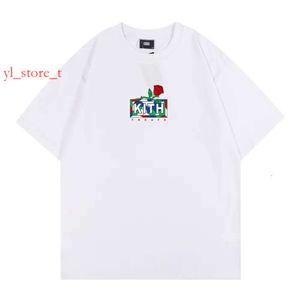 Kith Designer T Shirt Mens Kith T Shirts Summer Men Casual Short Sleeve High Quality Printing Tees Herrkläder USA Size S-XXL 6B70