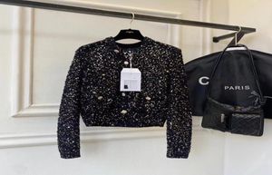 2022 Frauen Vintage Designerin Tweed Blazer Jacke Mantel Female Milan Runway Designer Kleid Kausaler Langarm Tops Bekleidungsanzug Zv66850002