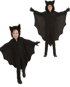 Halloween Animal Cospaly Kids Black Bat Vampire Costumes for Children Boy Gril Cosplay Costume Jumpsuit RF01867335344