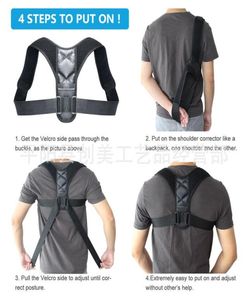 Rücken Schulterhaltung Korrektur Wirbelsäule Haltung Korrektur Atmungsaktives Material Buckel Rückenschmerz Relief Brace5024191