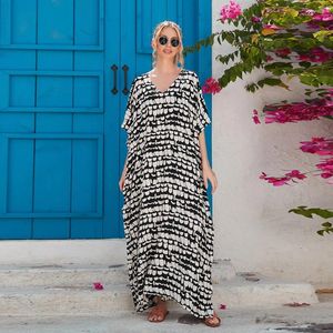 Swimwear Women And Cover Up Saida De Praia Feminino Beach Ups For Set Summer Dress Outing Kaftan Bohemian Holiday Long