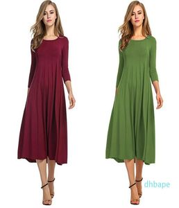 Maternity Dresses Fashion Women Clothing Casual Dress Long Sleeve S M L XL XXL XXXLPlus Size Pregnant Girls Dress 12 color2799792