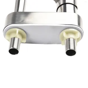 Badrumsvaskar Krattor Lätt att rengöra och installera 304 rostfritt stålbassäng Kranen Contemporary Style Cold Mixer Tap Ideal för alla