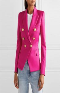 2020 이른 봄 더블 브레저스 패션 Houndstooth Blazer 여성 Blazers Jackets chaqueta oficina Mujer Blazer Feminino15100144
