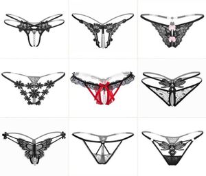 24 Styles Underpants Sexy Pearl Panties Women039s Thongs And G Strings Lace Open Crotch Tangas Women Sexy Underwear Bow Briefs 4526679119