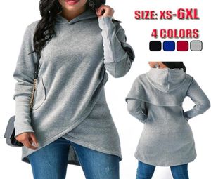 Kadın Hoodies Kpop Katı Uzun Kollu Pelerin Pelerin Hoody Ladies Kadın Sweatshirt S246T2535259