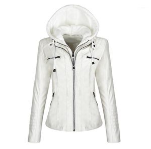 Women039S Jackets Women Fashion Gethed Gethed Jacket Coats Motorcycle Coats Street Tops Winter Winter Lady Slim Fit Solid Col925609