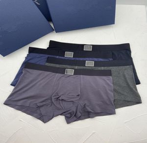 Fashion Classic Underpants Herren Boxer Luxus Casual Atemable Herren Unterwäsche Schnell trockener Premium -Komfort 3pcs mit Box2353789