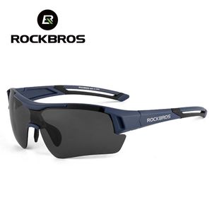 Rockbros Bicycle Glasses Outdoor Sports Polarization Bicycle Sunglasses自転車メガネ5レンズ自転車アクセサリー240515