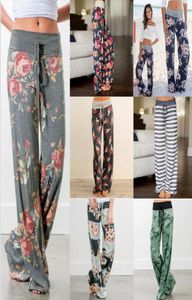 38 color Yoga Fitness Wide Leg Pant Women Christmas Leopard Sports Pants Harem Pants Palazzo Capris Lady Trousers Loose Long Pants8852259