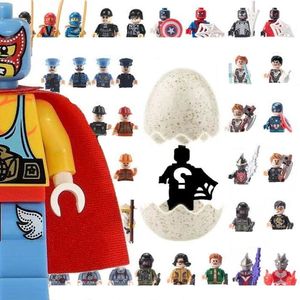 Bricks Ninja Building Toys Blocks Plastic Minifig Toy Doll Chicken Eating Police Style Couple Wedding Give Children Interesting Gifts