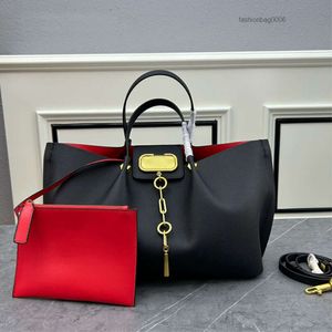 Handbag Tote Bag Shopping Bag Zipper Wallet Designer Women Shoulder Bag Litchi Pattern Cowhide Leather Purse Large Capacity Travel Pouch Gold Hardware Black