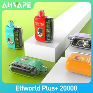 Elf World Plus+ Pulse Dual Mesh Coil 20000 Puffs Bang Vapes Doperable Puff 25k 20k 18K 15K 12K 9K 18000 15000 12000 10000 9000パフ