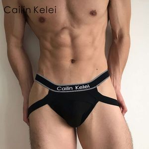 CailinKelei Men's Underwear Low Waist Large Size Pants U Convex Pocket Open and Thorough Gay Comfortable T-Pants 1501