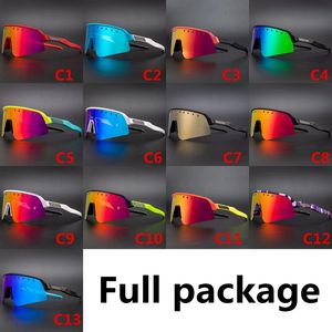 Half Frame Cycling Sun Glasses Semi-Rimless Sunglasses Women Outdoor Sport Polarized Lens Men Sunglass Bike Riding Glasses Bicycle Eyewear Full Package