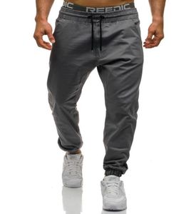 Summer Jesienna Mężczyźni Pole nowa moda szczupła szara zielona elastyczność mężczyźni Casual Pants Man Moders Projektant męski Joggers3322974