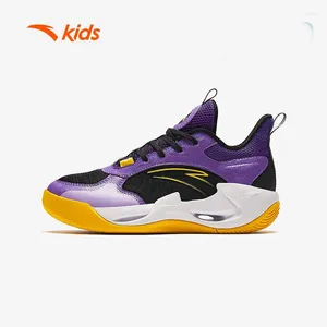 Basketball Shoes Anta Children Wind Tunnel 2024 Summer Older Boys Indoor And Outdoor Breathable Professional Combat Sneakers