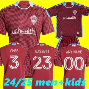 Rapids 2024 2025 MIHAILOVIC Colorado Soccer Jerseys home away Unites 24 25 Diego Price Acosta Cabral LEWIS NAVARRO Football Shirt kids kit
