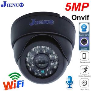 ワイヤレスカメラキット5MP 1080p WiFi IPカメラドームドーム屋内CCTVセキュリティ監視暗記ビデオワイヤレスホームカメラONVIF Camhipro J240518