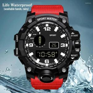 Wristwatches Men's LED Digital Watch Men Sport Watches Fitness Electronic Sports For Outdoor Outdoors Running