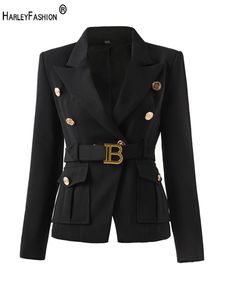 Blazer tascabile da donna con cinghia di alta qualità di alta qualità design elegante di buon stile per lady 240518